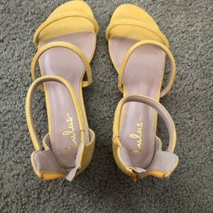 Lulus sandals nwot